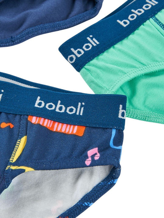Boboli Комплект Детски Бикини Сини 3 Броя