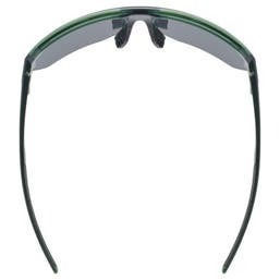 Uvex Cycling Glasses With Gold Frame And Transparent Mirror Lenses
