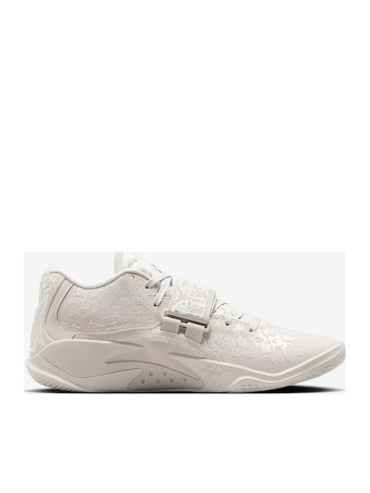 Zion 3 Low Basketball Shoes Light Bone / Sail / Volt