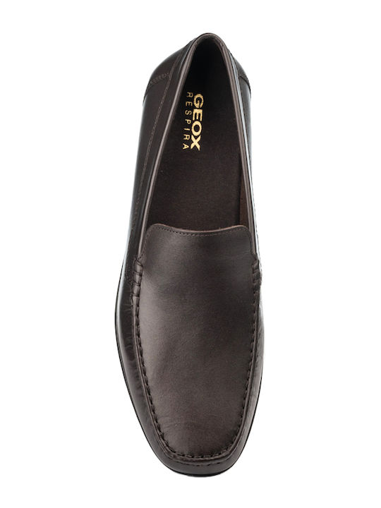 Ascanio Men's Leather Loafers Brown