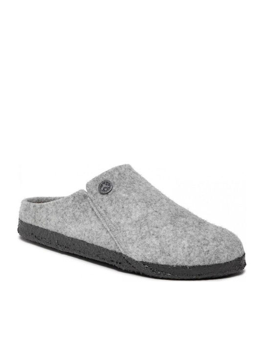 Zermatt Anatomical Woolen Women's Slippers Gray Narrow Fit