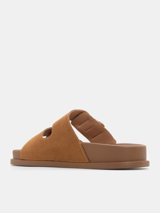 Sandale Casual Damă Flatforme Maro