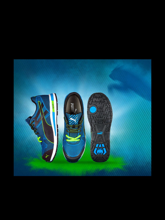 PUMA Blaze Knit Αδιάβροχο Παπούτσι Εργασίας Μπλε S1PS με Πιστοποίηση HRO, (M),SR