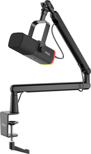 Fifine Tam8 Dynamic Microphone Shock Mounted for Studio
