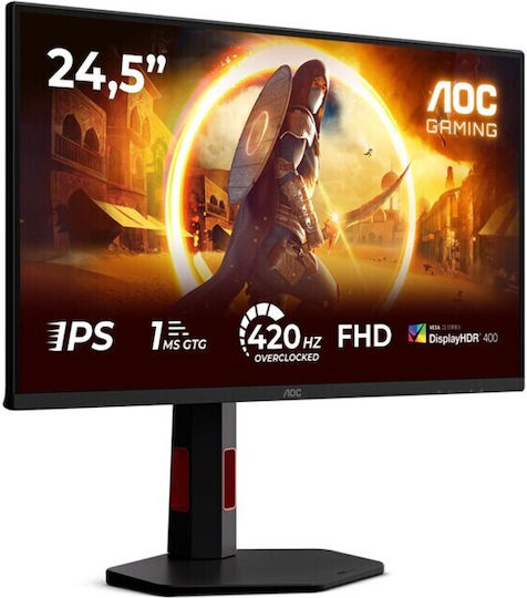AOC 25G4KUR IPS HDR Spiele-Monitor 24,5" FHD 1920x1080 400Hz mit Reaktionszeit (GTG) 1ms