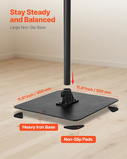 Vevor Βάση Projector Δαπέδου με Μέγιστο Φορτίο 5kg