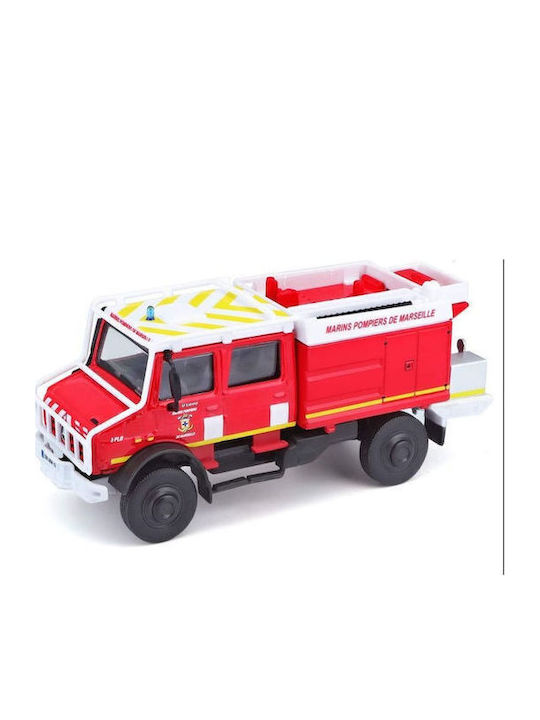 Κόκκινο Όχημα Mercedes Δυνάμεων Έκτακτης Ανάγκης Emergency Force Mercedes Benz Κλίμακα 1/50 Bburago