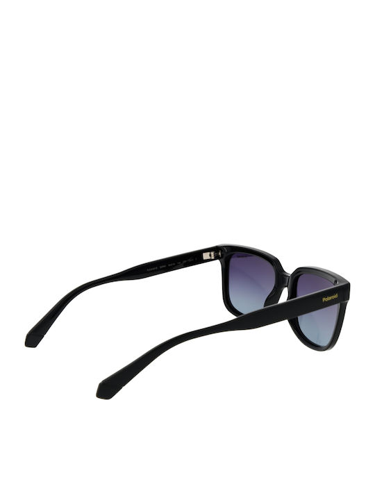 Polaroid Unisex Sunglasses with Black Frame and Black Polarized Lens PLD6191/S 548/07