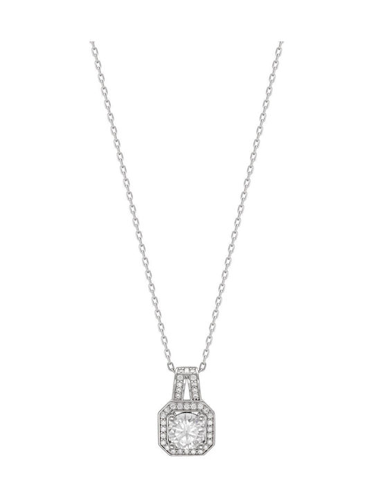 Kiriakos Gofas Halskette aus Silber mit Diamant