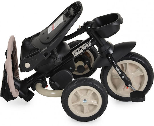 Byox Explore Foldable with Parental Handle for 12 Months Beige