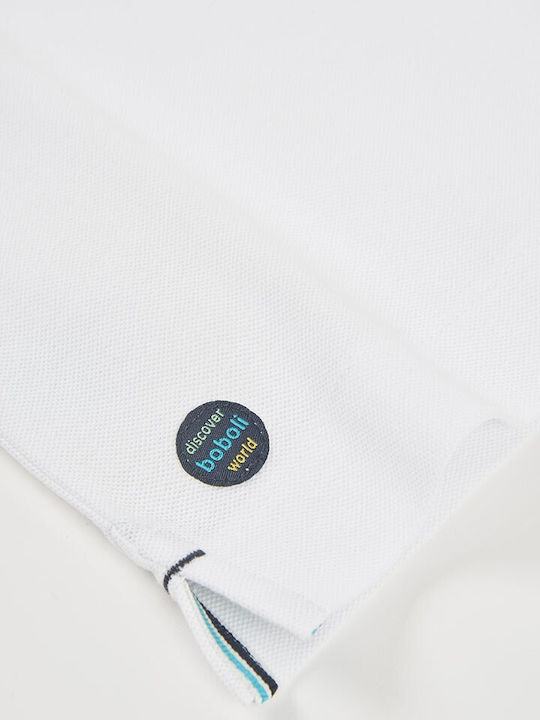 Kids Polo Short-Sleeved White