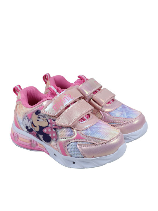 Disney Minnie Kids Sneakers with Lights Pink