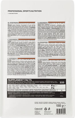 Ostrovit Pure Creatine Monohydrate Powder 1000 Grams Coca Cola