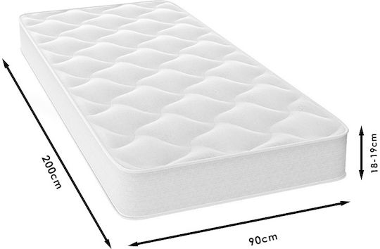 Pakketo Einzeln Orthopädische Matratze 90x200cm mit Bonell-Federn