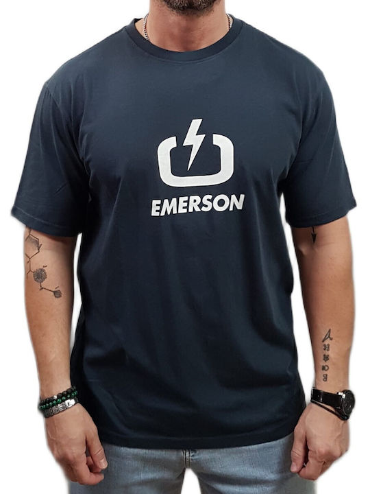 Men's Blouses Navy Blue T-shirt 261.EM33.01 Teal Blue