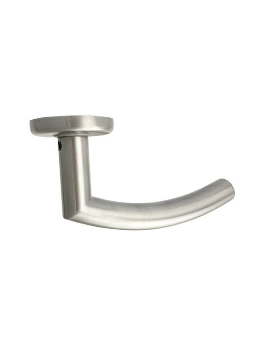 Hoppe Rosette Middle Door with Rosette Pair Stainless steel