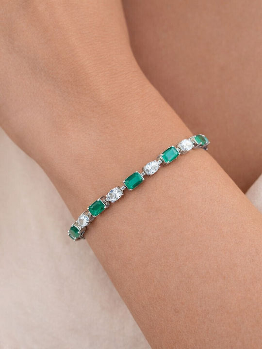 Ulysses Bratari Argint 925 Verde Zircon