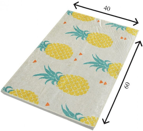 Lenjerii Deosebite Rutschfestes Badematte Pineapple Djt 40x60cm