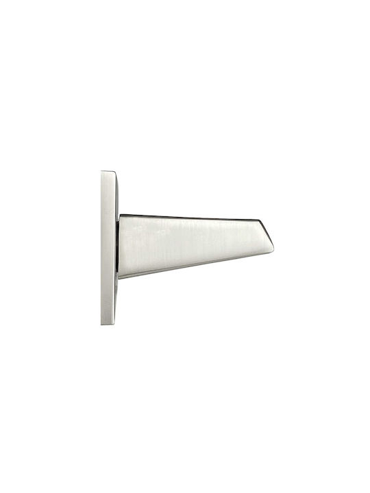 Yalis Design Hebel Mittlere Tür mit Rosette Paar Silber Matt