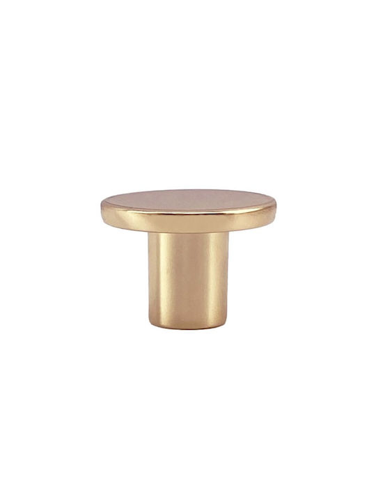 Viefe Buton Mobilier din Metal în Culoare Auriu Φ26mm 0168026Z07 1buc