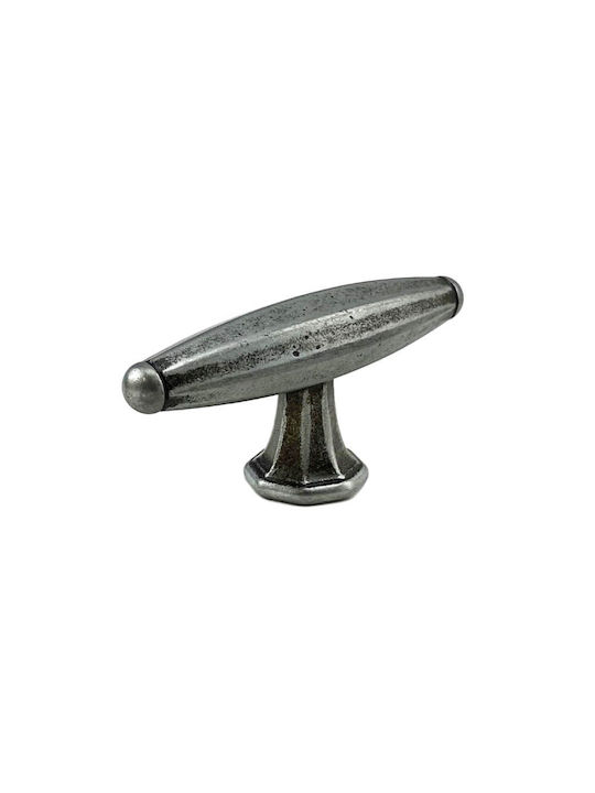 Herrajes Palencia Knopf Möbelgriff aus Metallisch in Silber Farbe OCTO-153-65 1Stück