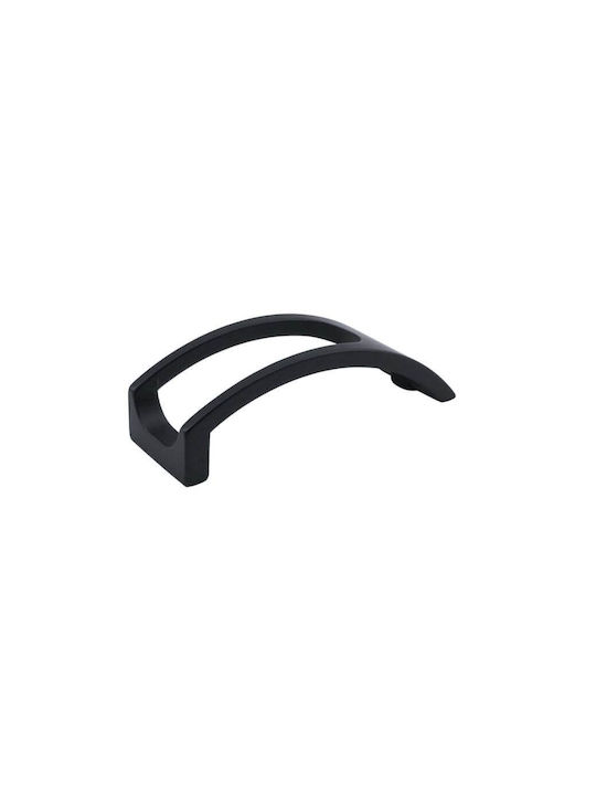 Pamar Handgriff Möbelgriff aus Zamak in Schwarz Farbe 137mm (Zentrenabstand 128mm) 295038 1Stück