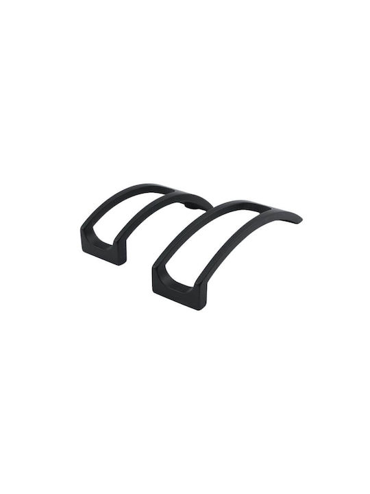 Pamar Handgriff Möbelgriff aus Zamak in Schwarz Farbe 137mm (Zentrenabstand 128mm) 295038 1Stück