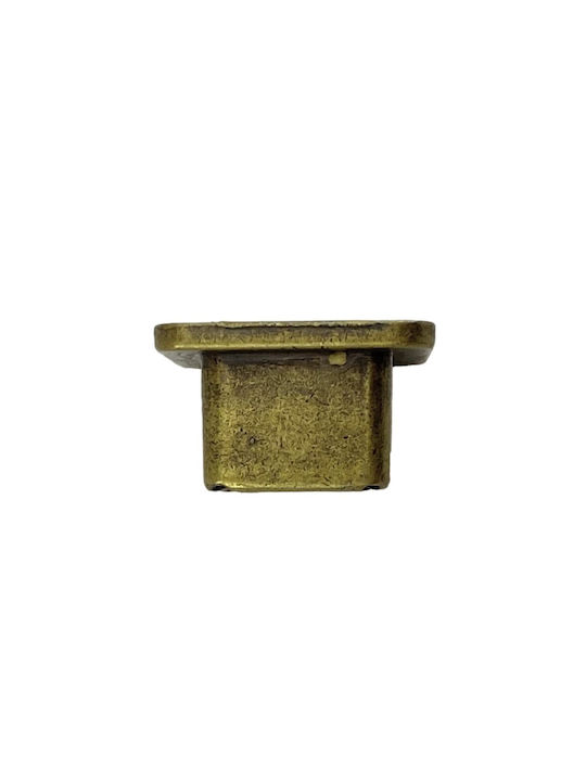 Herrajes Palencia Antik Knopf Möbelgriff aus Metallisch in Gold Farbe 410343 1Stück