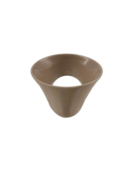 Pamar Pamar Mn 2210 96mm Handgriff Möbelgriff aus Porzellan in Braun Farbe 119mm (Zentrenabstand 96mm) MN-2210-96-BEIGE 1Stück