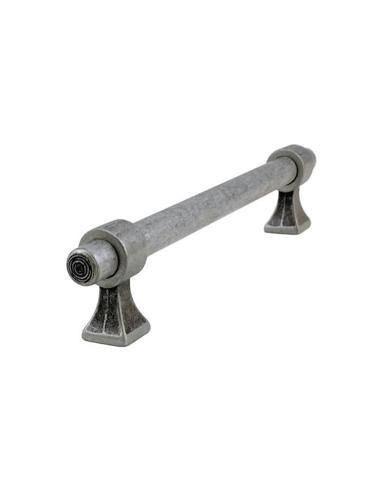 Herrajes Palencia Handgriff Möbelgriff aus Metallisch in Silber Farbe 128mm 326927 1Stück