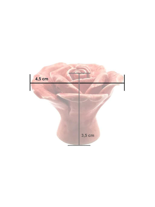 TMC G 111 Knopf Möbelgriff aus Metallisch in Rosa Farbe Ø45mm G 111 1Stück