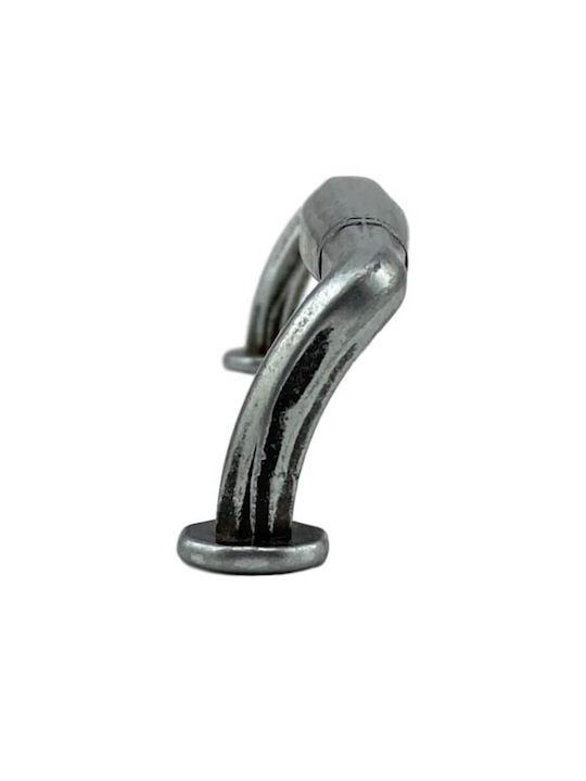 Herrajes Palencia Handgriff Möbelgriff aus Metallisch in Silber Farbe 143mm (Zentrenabstand 128mm) OCTO-153-128-PEWTER 1Stück