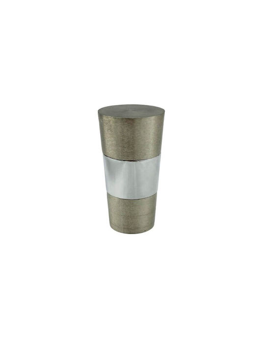 Bară Metalică Pentru Perdele Fs Home A01 Diametru 25mm Mat Nichel Crom Single 160 Cm