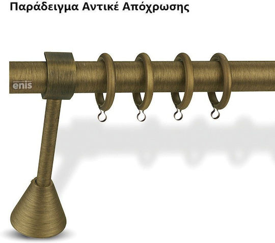Enis by Domus Α/F Αμπράζ Τοίχου από Μέταλλο Χρυσό Ματ