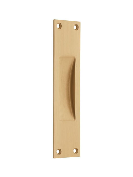Zogometal 230 Türdrücker ohne Vertieft Loch Matt 158mm 230