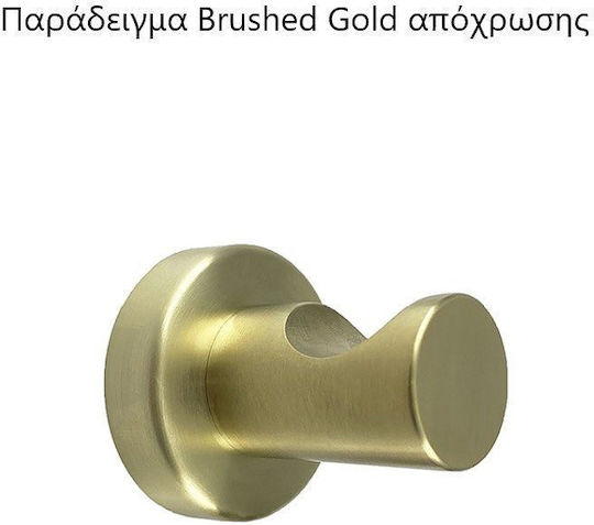 Sparke Lume 09 Calea ferată de Baie Simplă De Perete cu șuruburi ​30x2.5cm Inox Auriu