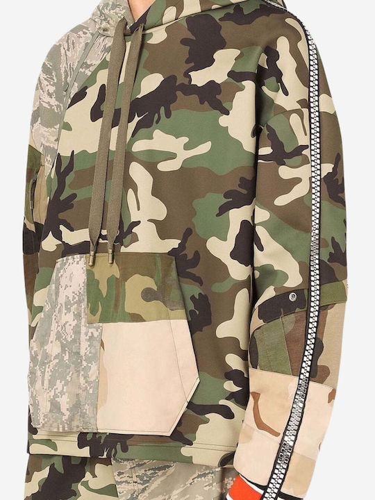 Hanorac Cu Glugă Camuflaj