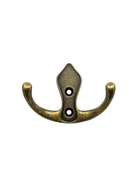 Κρεμάστρα Erk 147 Αντικέ Ορείχαλκος 8,5x6,7cm