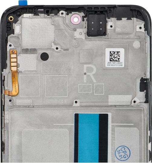Οθόνη με Μηχανισμό Αφής και Πλαίσιο για Redmi Note 12s (Μαύρο)