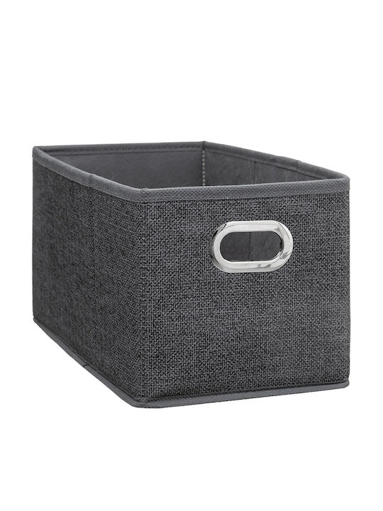 5Five Fabric Storage Box Gray 15x31x15cm