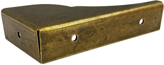 Besana Metallic Corner Shelf Bronze 90x90mm 6008-ANTIKE-OREIXALKOS-ARISTERI