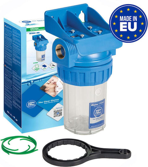 Aqua Filter Συσκευή Φίλτρου Νερού Μονή Κεντρικής Παροχής Διατομής ½" 733
