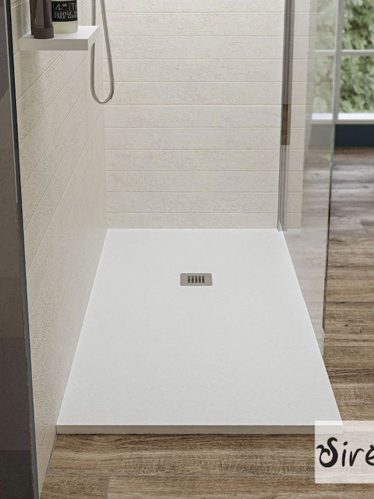 Sirene Shower Column without Mixer 180cm Silver