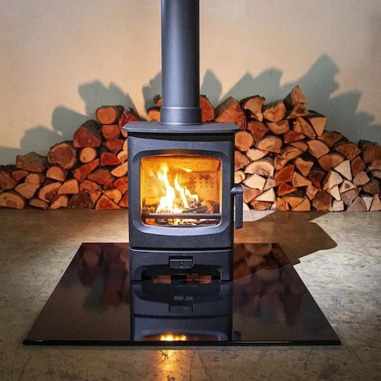 Charnwood Aire 3 Low Stand Κεραμική Ξυλόσομπα Αερόθερμη 3.7kW Bronze