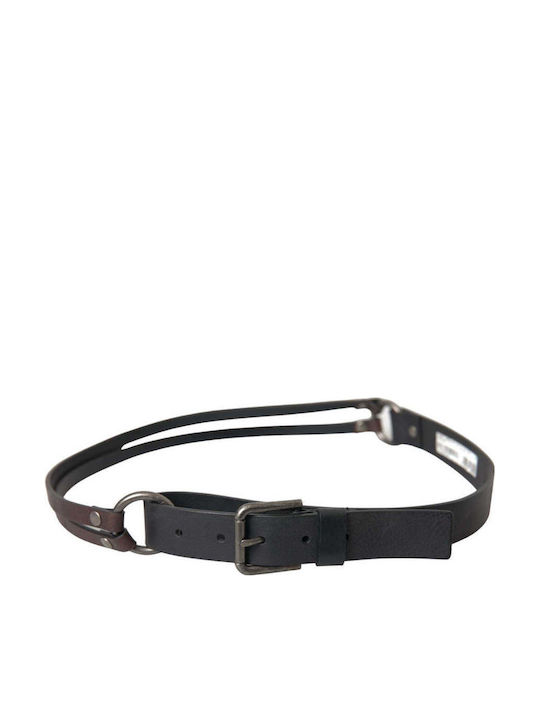 Dolce & Gabbana Curea Bărbați Din Piele Neagră