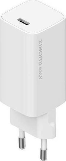 Xiaomi GaN Charger with USB-C Port and USB-C - USB-C Cable 65W White (BHR4499GL)