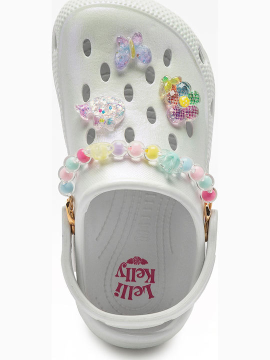 Kids Beach Clogs White