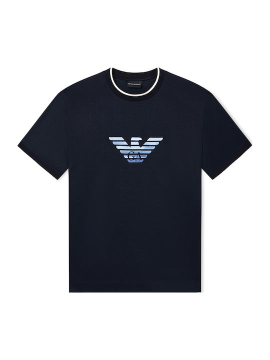 Emporio Armani Tricou Albastru- Ciel Emporio Armani Tricou Albastru- Ciel