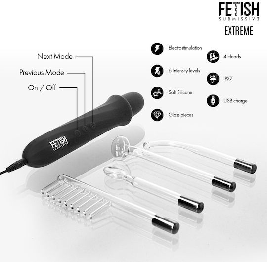 Fetish Submissive Für Elektrostimulation 4 Stück