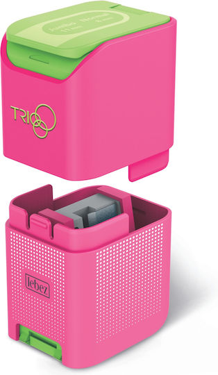 Pencil Sharpener 3 Holes Trio Container 3 Colors 24 Pcs Display